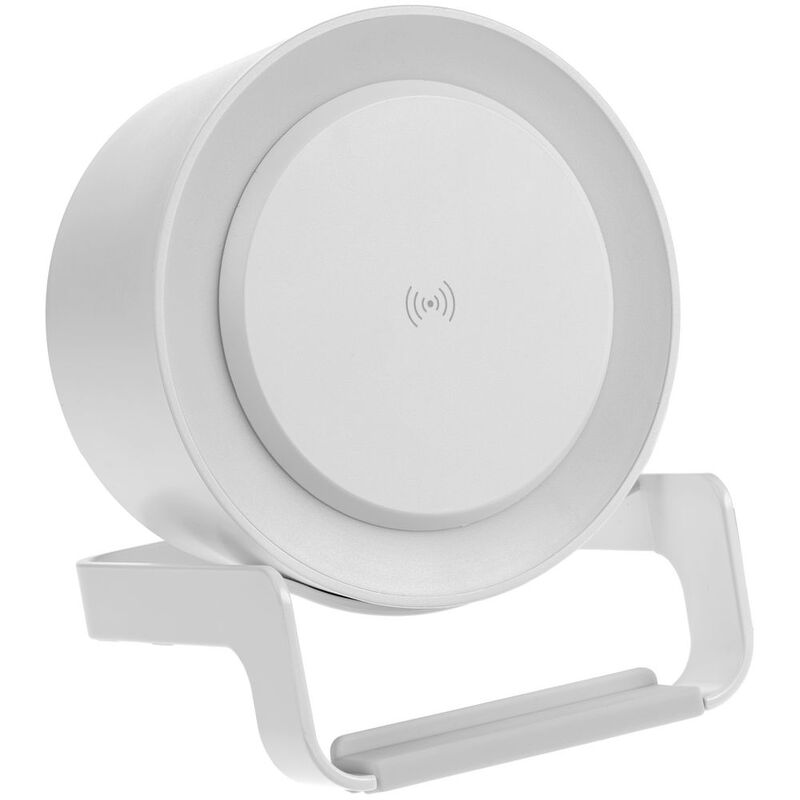 Лампа с колонкой и беспроводной зарядкой moonLight, белая арт.13927.60