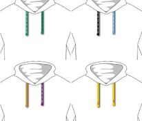 Вязаный шнурок в капюшон на заказ Tape арт.14196.30