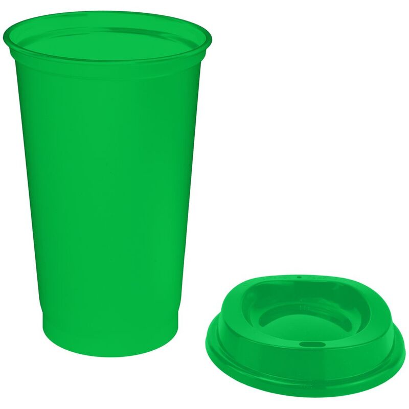 Стакан с крышкой Color Cap, зеленый арт.20998.90
