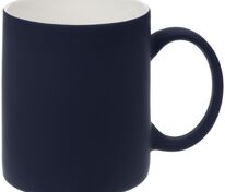 Кружка Promo Soft с покрытием софт-тач, темно-синяя арт.14654.43