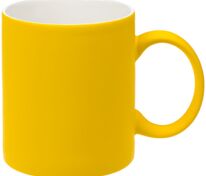 Кружка Promo Soft с покрытием софт-тач, желтая арт.14654.80