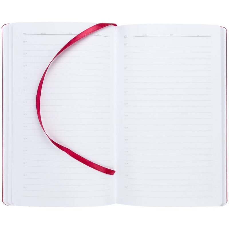 Ежедневник Nova Round, недатированный, красный арт.15568.50