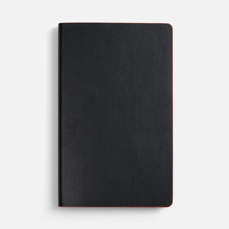 Ежедневник Trait, недатированный, черный с красным арт.14097.35