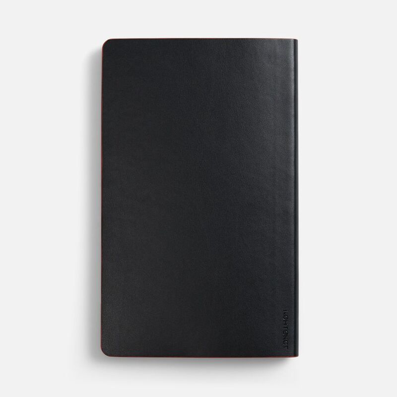 Ежедневник Trait, недатированный, черный с красным арт.14097.35