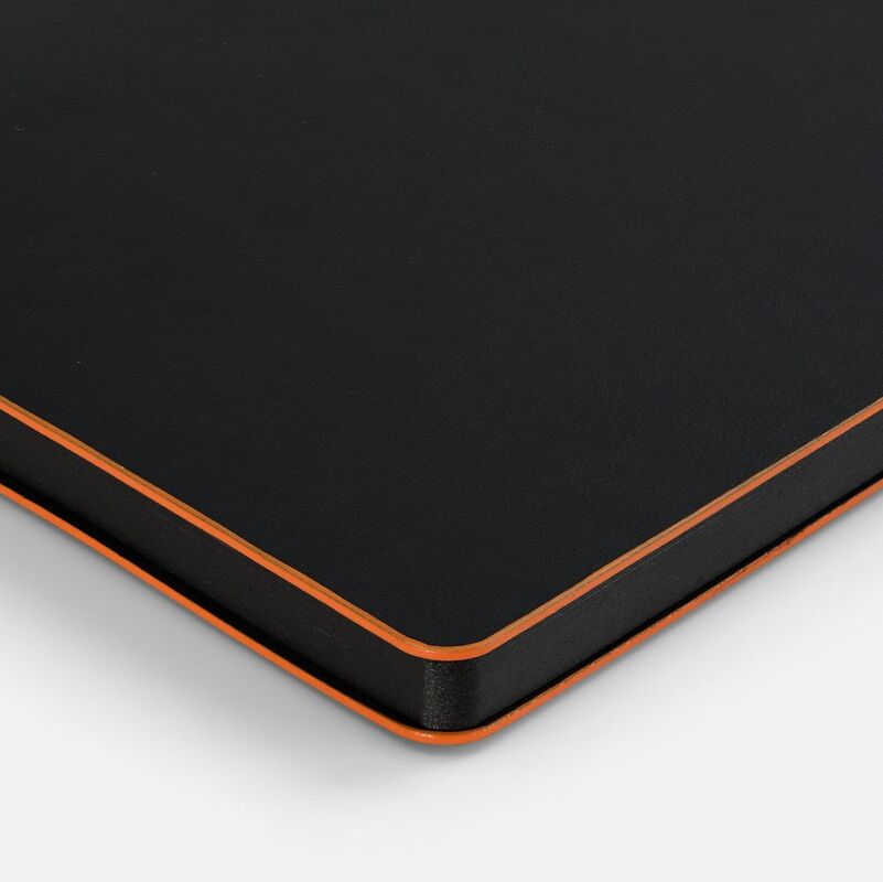 Ежедневник Trait, недатированный, черный с оранжевым арт.14097.32
