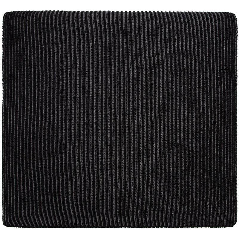 Шарф Nobilis, черный с серым меланжем арт.19091.31