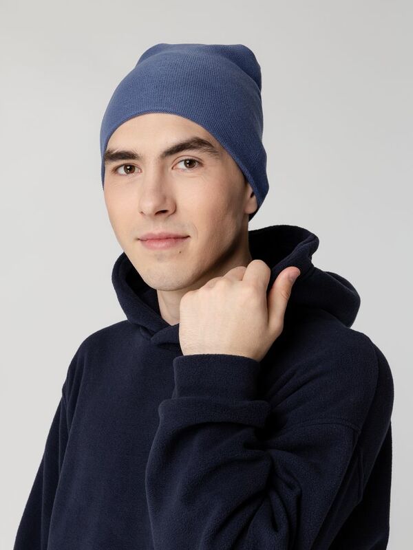 Шапка Hey, синяя (черника) арт.19009.44