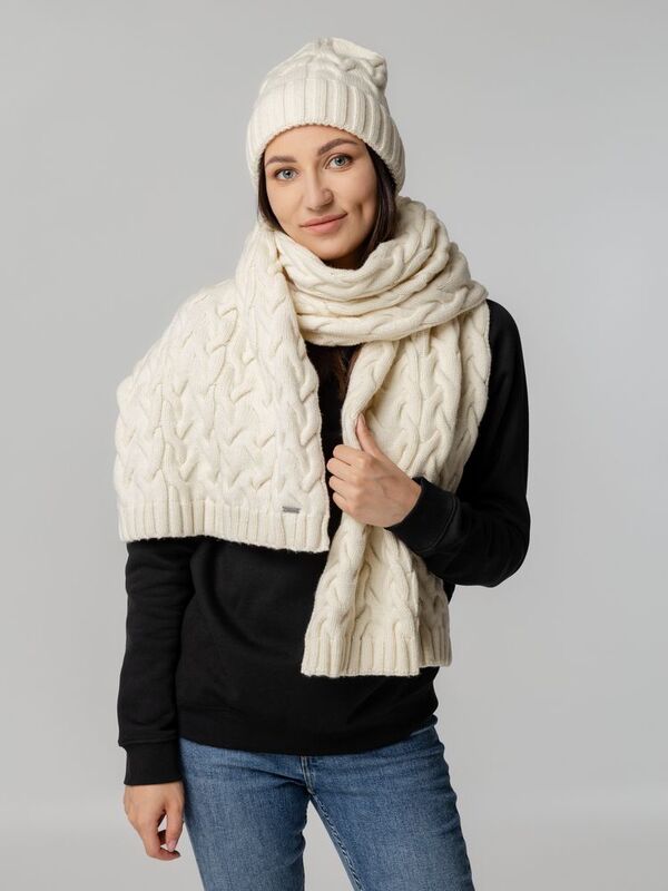 Шарф Loren, молочно-белый (ванильный) арт.18078.60