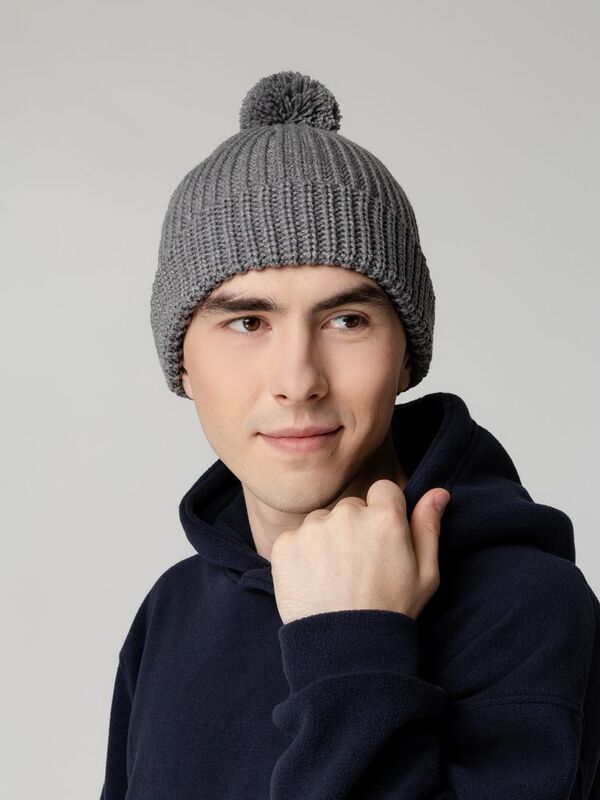 Шапка Nordvik, серый меланж арт.20452.13