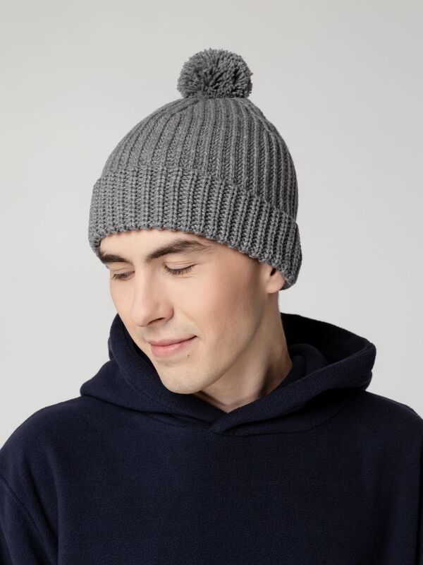 Шапка Nordvik, серый меланж арт.20452.13