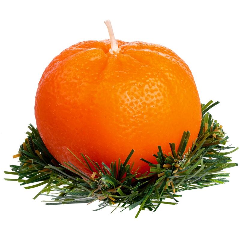 Свеча &laquo;Ящик мандаринов&raquo; арт.30127