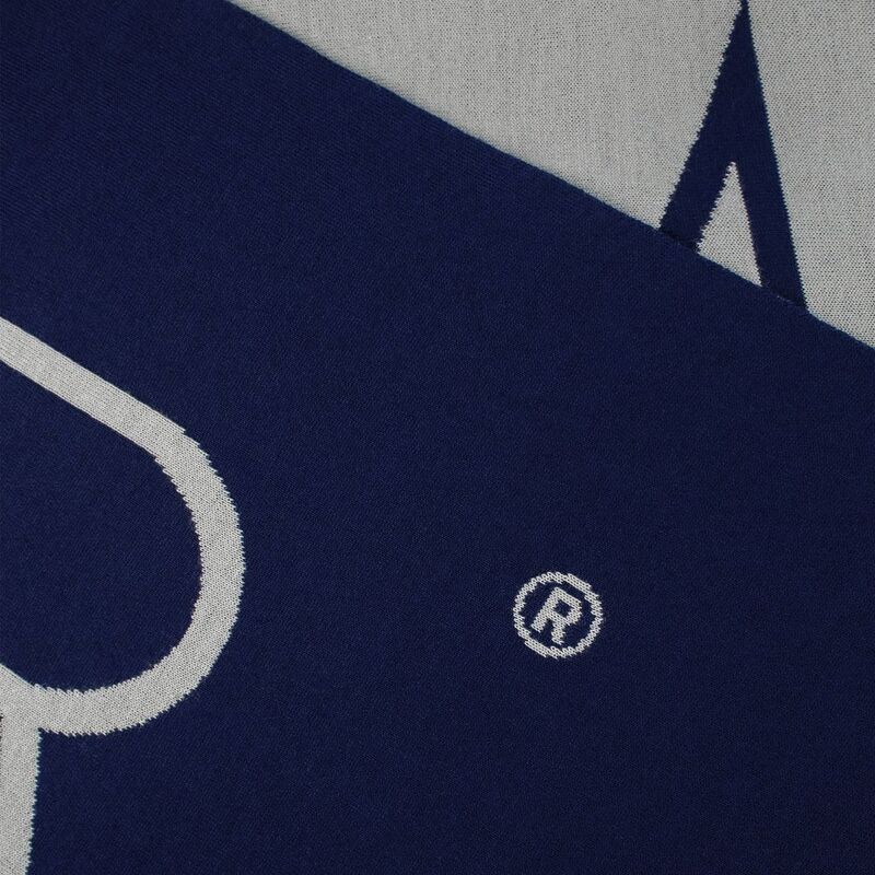 Шарф Bereg, серый с синим арт.17176.41