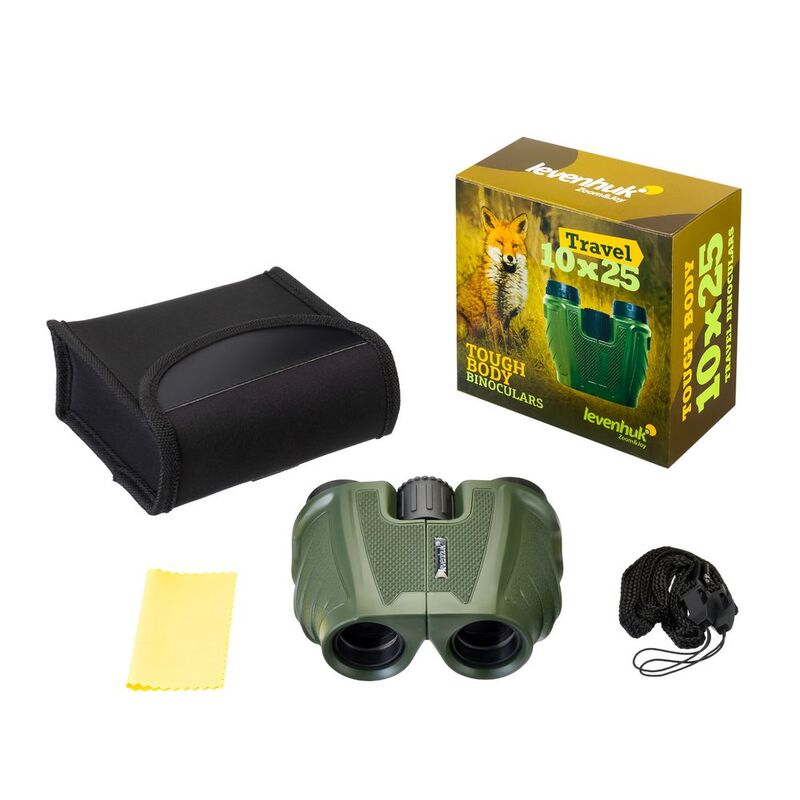 Бинокль Travel 10x, линзы 25 мм арт.14232