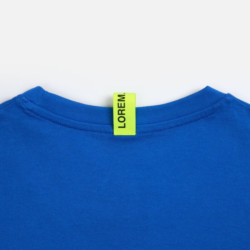 Лейбл тканевый Epsilon, S, желтый неон арт.13940.89