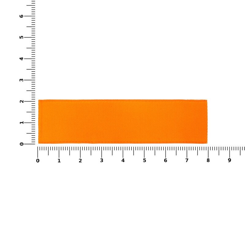 Лейбл тканевый Epsilon, S, оранжевый неон арт.13940.22