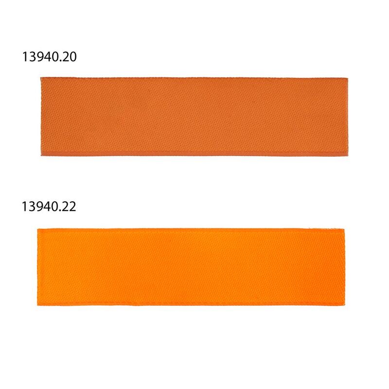 Лейбл тканевый Epsilon, S, оранжевый неон арт.13940.22