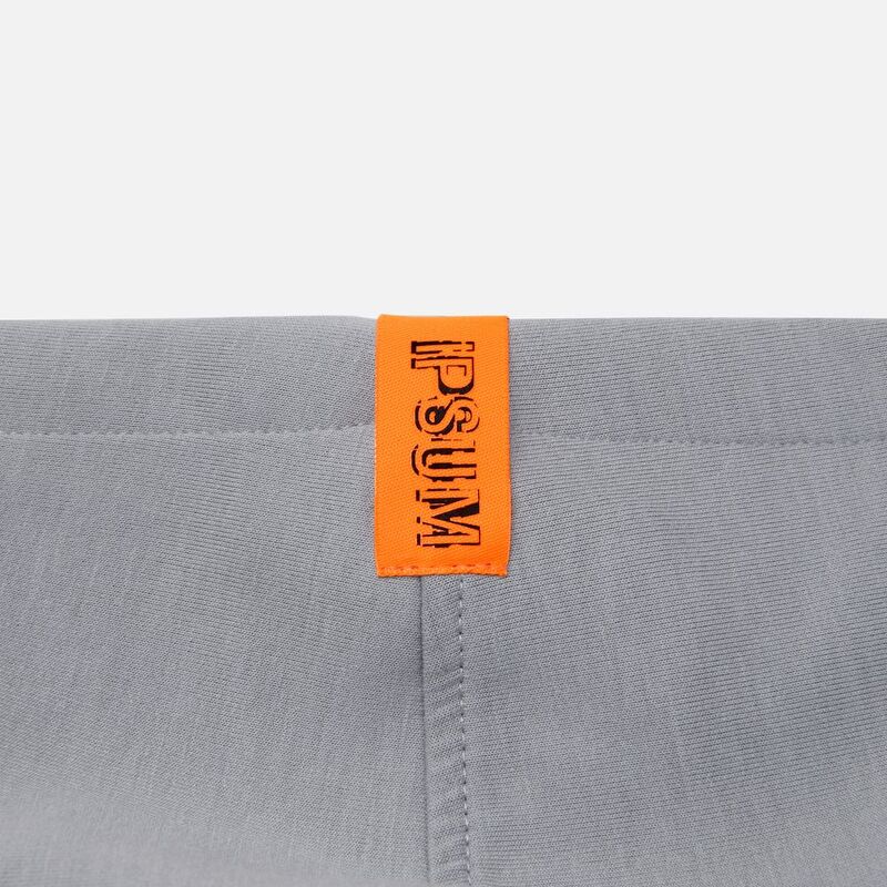 Лейбл тканевый Epsilon, S, оранжевый неон арт.13940.22