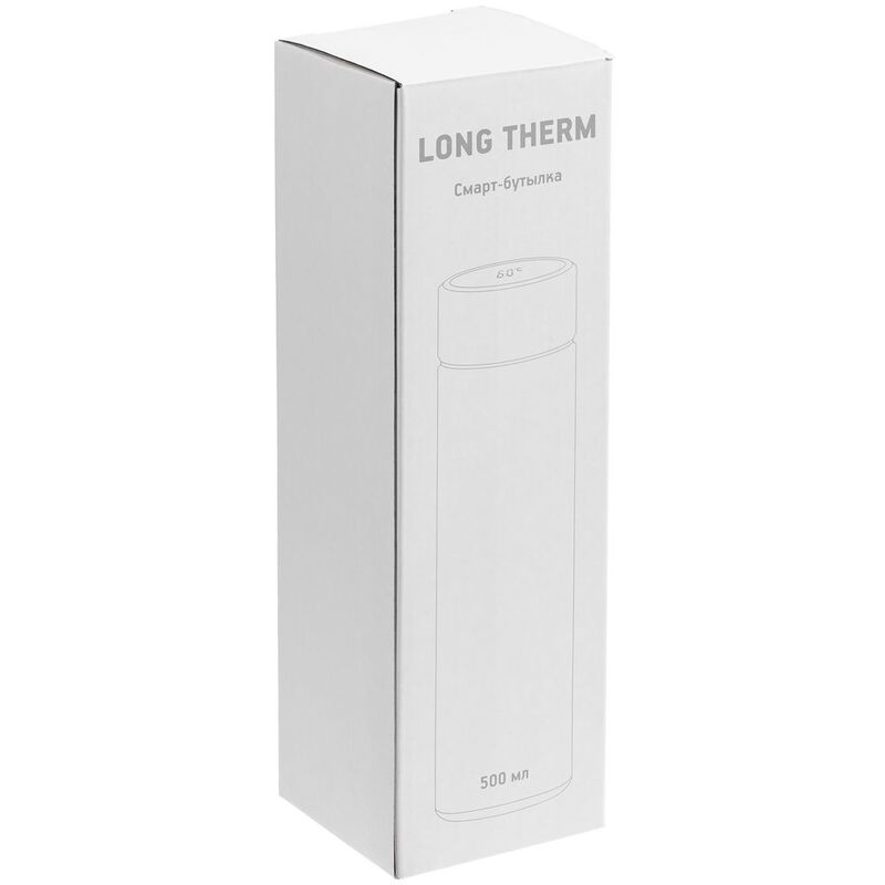 Смарт-бутылка с заменяемой батарейкой Long Therm, белая арт.14314.60