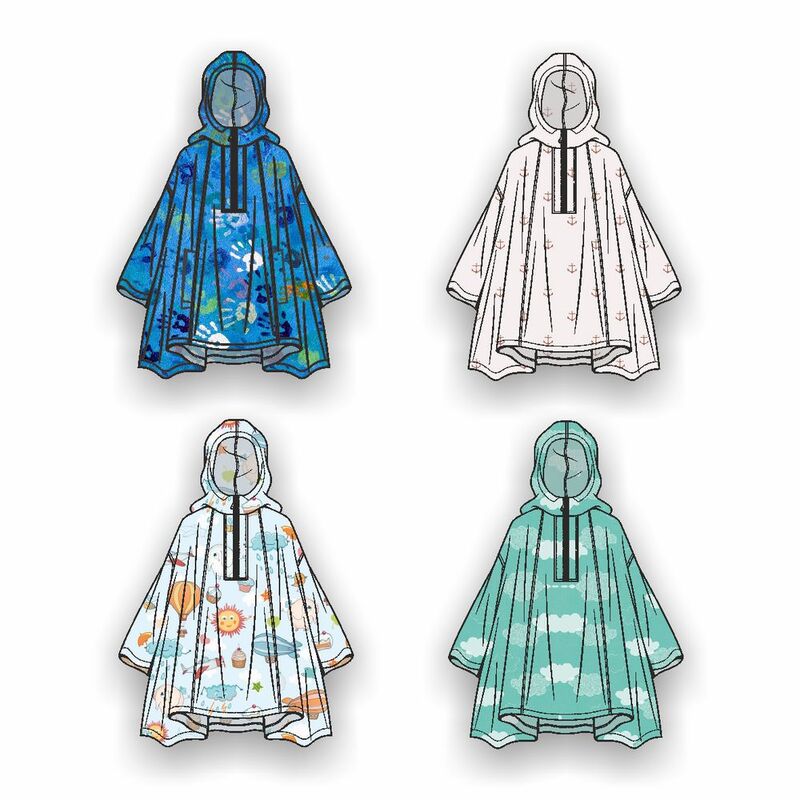 Дождевик-пончо детский AquaStop Kids на заказ арт.18948.01