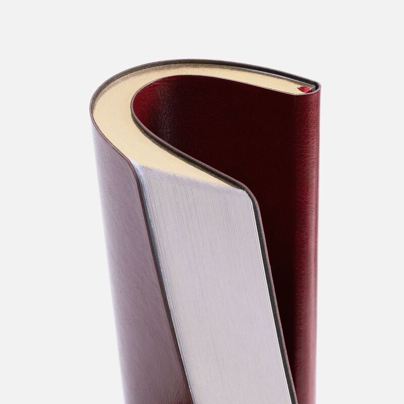 Ежедневник Nebraska Flex, недатированный, бордовый с золотистым арт.22008.50