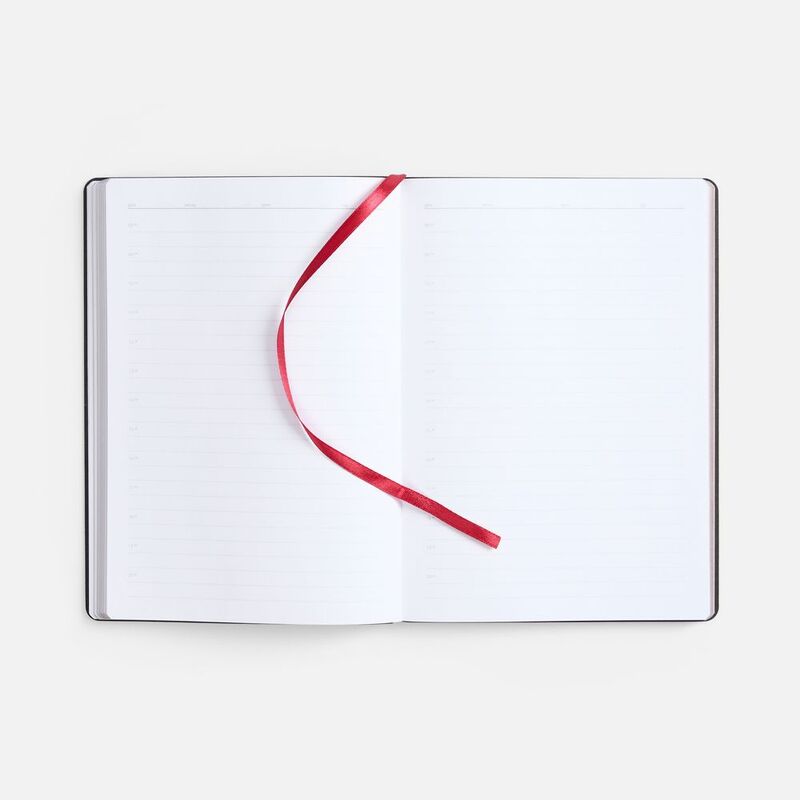 Ежедневник Nebraska Flex, недатированный, бордовый с золотистым арт.22008.50