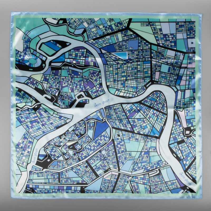 Платок с печатью на заказ ColorSharm, M арт.18927.02