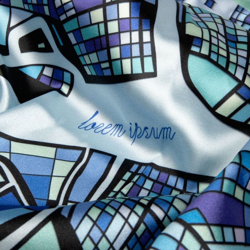 Платок с печатью на заказ ColorSharm, M арт.18927.02