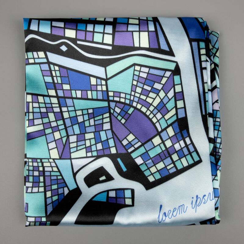 Платок с печатью на заказ ColorSharm, M арт.18927.02