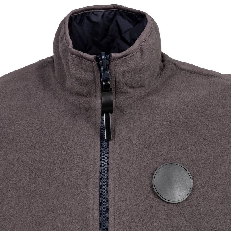 Лейбл из ПВХ Dzeta Round, L, черный арт.15354.30