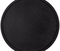 Лейбл из ПВХ Dzeta Round, L, черный арт.15354.30