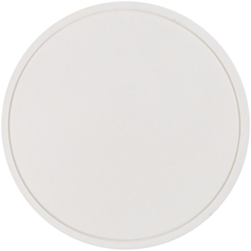 Лейбл из ПВХ Dzeta Round, L, белый арт.15354.60