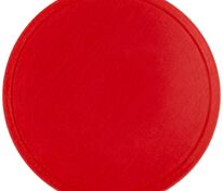 Лейбл из ПВХ Dzeta Round, L, красный арт.15354.50