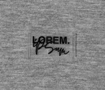 Лейбл из ПВХ Dzeta, XS, прозрачный арт.13916.00