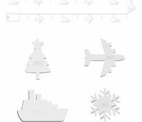 Гирлянда с индивидуальными фигурками AcryLED на заказ арт.18962.01