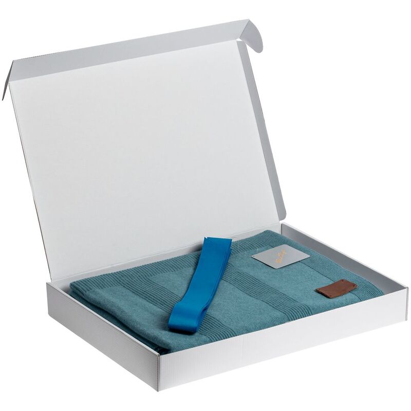 Плед-Палантин Territ, светло-бирюзовый арт.20021.41