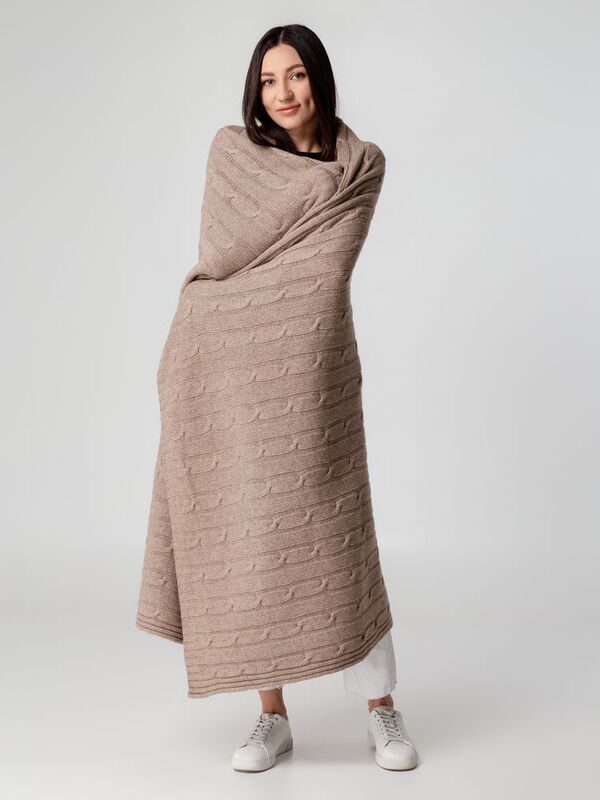 Плед Auray, бежевый арт.20022.16