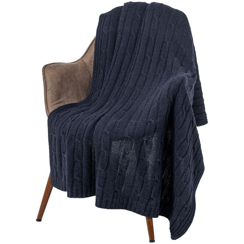 Плед Auray, синий арт.20022.40