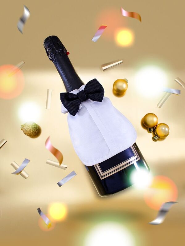 Аксессуар для бутылки Black Tie арт.30147