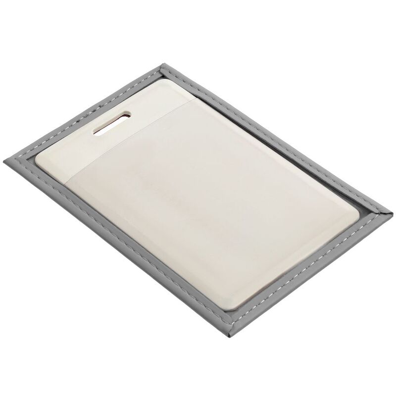 Чехол для пропуска Shall, серый арт.17671.10