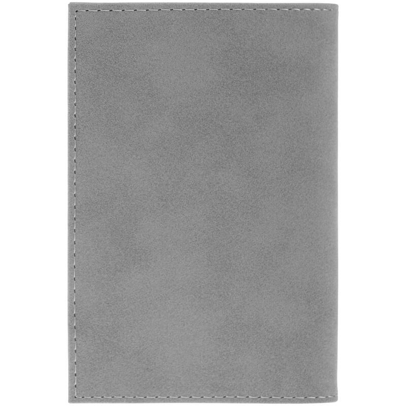 Обложка для паспорта Nubuk, светло-серая арт.18090.11