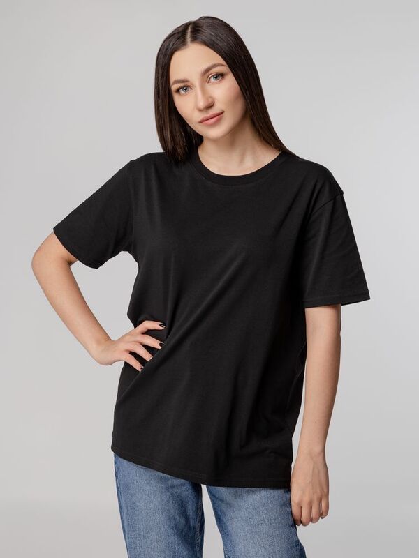 Футболка унисекс Tervu, черная арт.15214.30