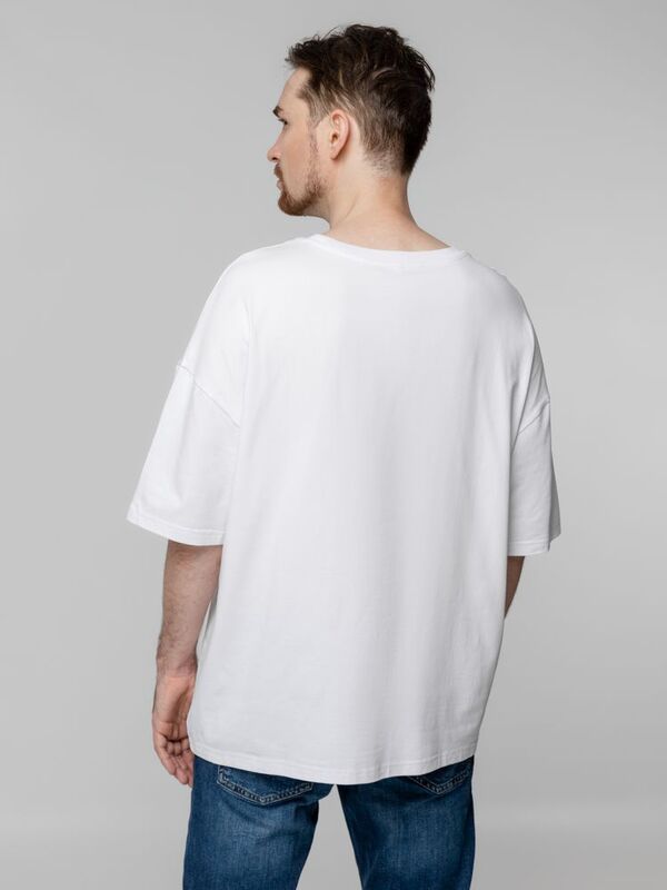 Футболка унисекс оверсайз Crosstown, белая арт.15213.60