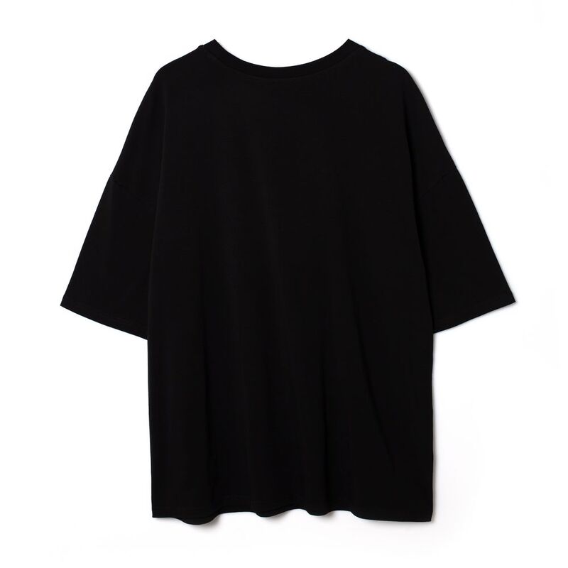 Футболка унисекс оверсайз Crosstown, черная арт.15213.30