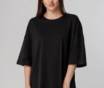 Футболка унисекс оверсайз Crosstown, черная арт.15213.30