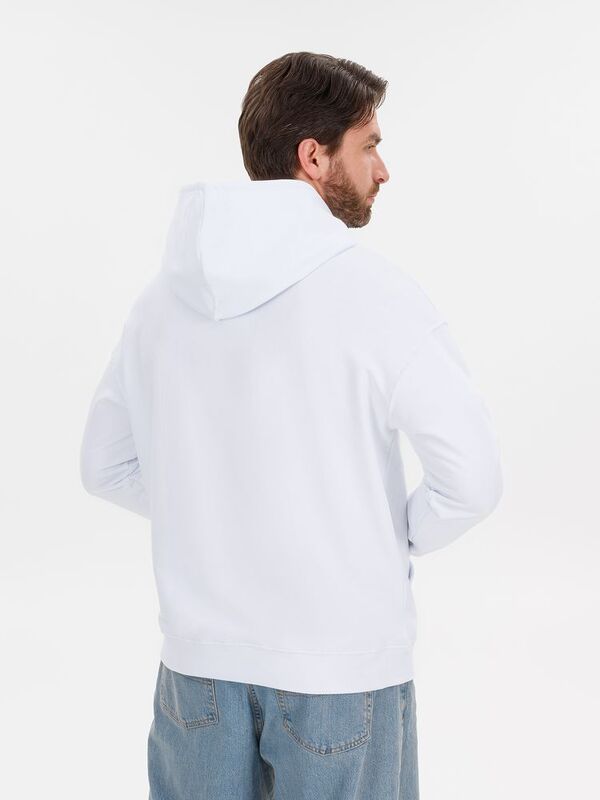 Худи оверсайз унисекс Outshine, белое арт.15029.60