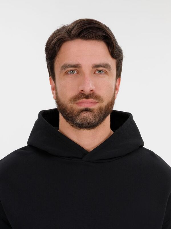 Худи оверсайз унисекс Outshine, черное арт.15029.30