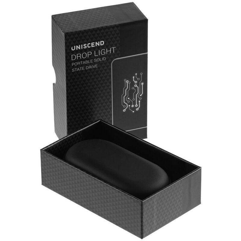 Внешний SSD диск Drop Light, с подсветкой гравировки, 512 Гб арт.23999.12