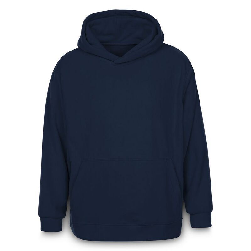 Худи флисовое унисекс Manakin, темно-синее арт.14366.40