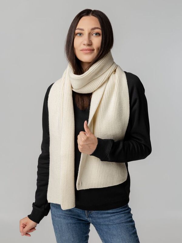 Шарф Tommi, молочно-белый (ванильный) арт.19008.61