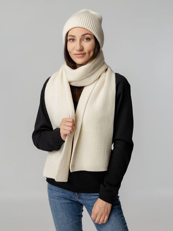 Шарф Tommi, молочно-белый (ванильный) арт.19008.61